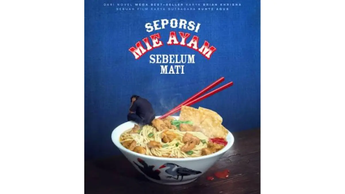 Film "Seporsi Mie Ayam Sebelum Mati" garapan Kuntz Agus dan Sinergi Pictures siap tayang bioskop November 2026.