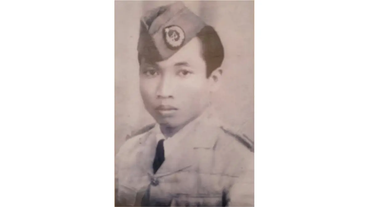 MELEGENDA: Kapten Kamas Setyoadi pemimpin Kompi Kamas Pasukan Penggempur Dalam di masa Agresi Militer Belanda II. (dok koleksi Ayuhanafiq)