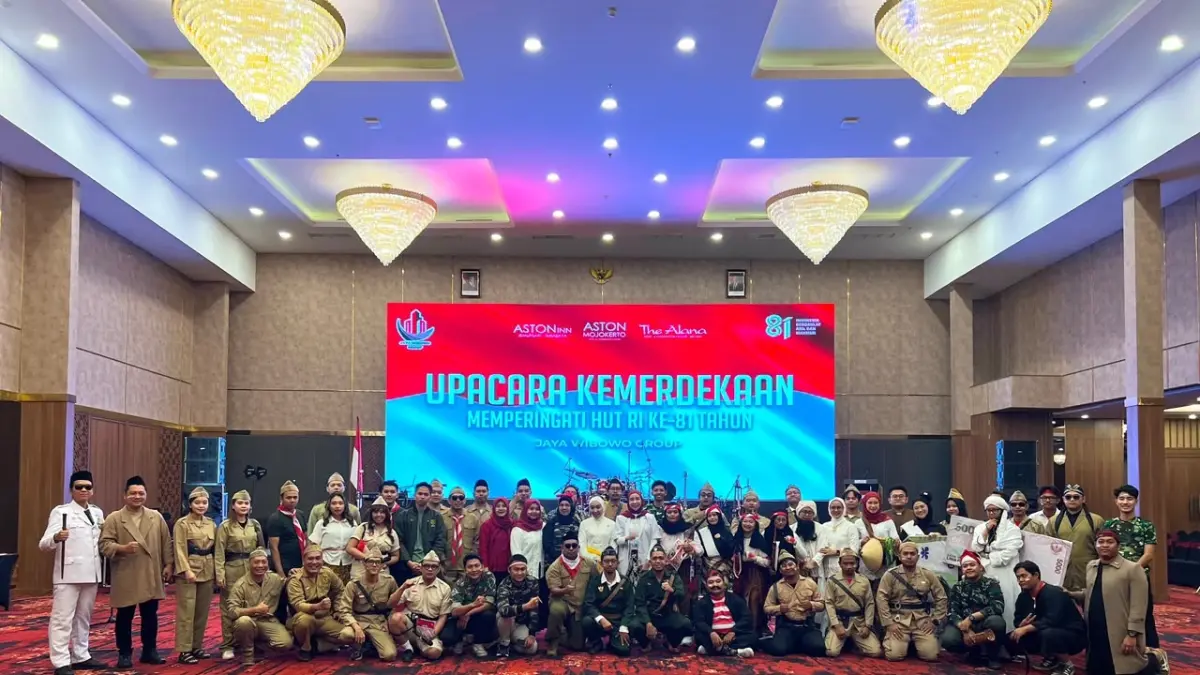SEMARAK: Rangkaian upacara, lomba, gala dinner, dan pertunjukan musik yang mempertemukan keluarga besar Jaya Wibowo Group di Malang. (Dori JPRM)