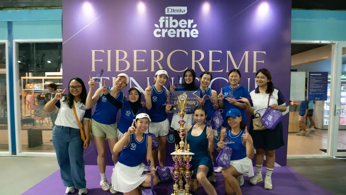 Pemenang FiberCreme Tennis Cup 2026.