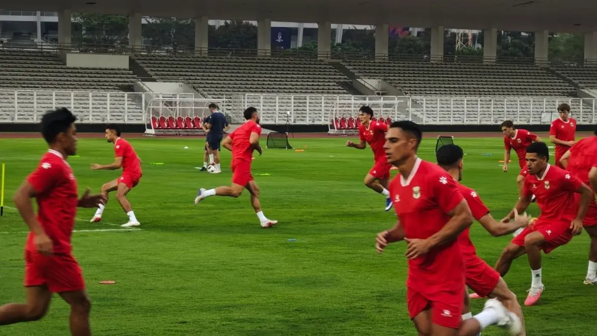 Timnas Indonesia memulai persiapannya menuju laga FIFA ASEAN Cup 2026 di Stadion Madya GBK (Sumber : kompas.com)