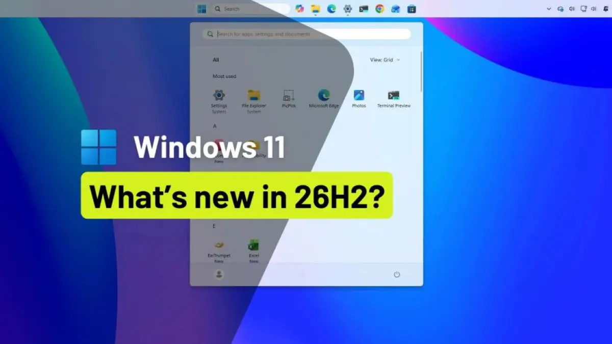 Pembaruan Windows 11 ke versi 26H2 (Foto: pureinfotech.com)