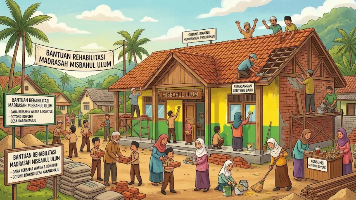 Bantuan Rehab Madrasah 2027 di Mojokerto Masih Jalan di Tempat