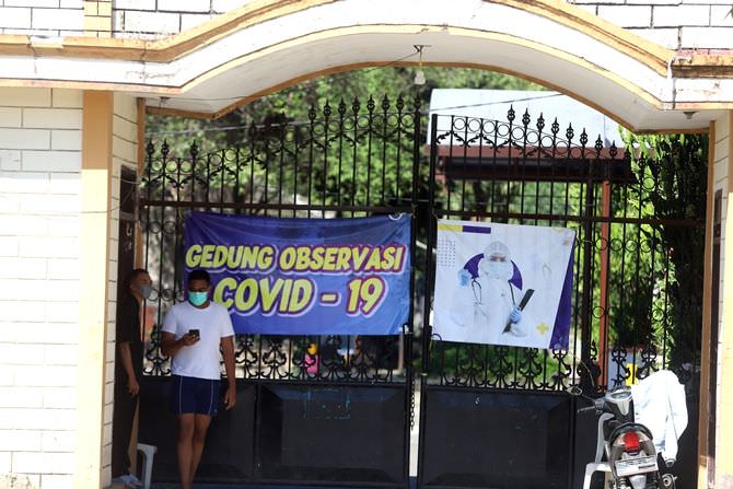 dua-gedung-karantina-covid-19-sepi