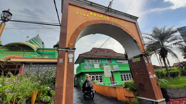 KAMPUNG RELIGIUS: Nama Kauman di Kecamatan Prajurit Kulon, Kota Mojokerto, yang tetap eksis hingga saat ini.