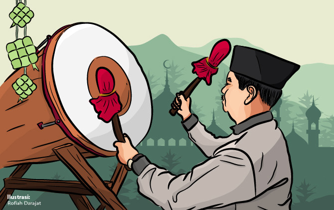 Ilustrasi bedug