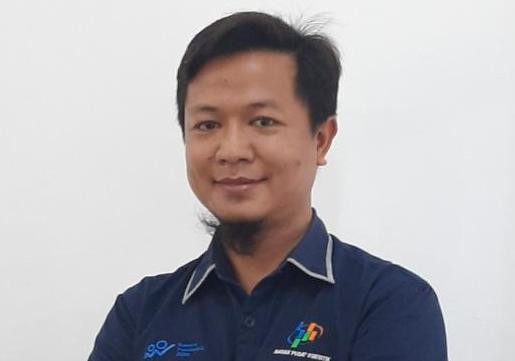 Jama’adi, S.Mn, Statistisi Ahli Pertama BPS Kabupaten Mojokerto.