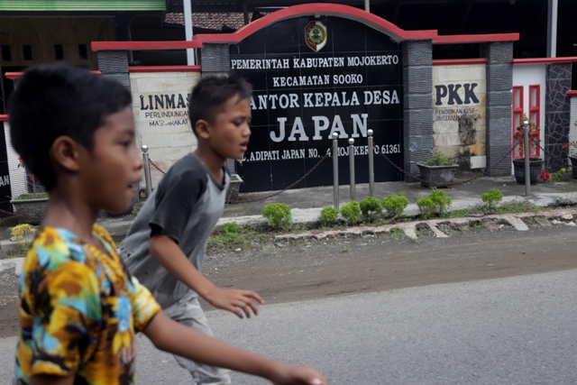 OTENTIK: Balai Desa Japan, Kecamatan Sooko dipercaya sempat menjadi tempat jujukan pertama Hayam Wuruk dan sebagai peristirahatan bupati pertama di bawah kepemimpinan Mataram.
