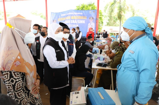 Gubernur Jawa Timur Khofifah Indar Parawansa. (Humas Pemprov Jatim)