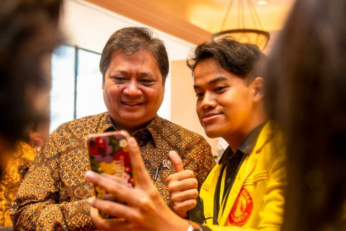 Menko Perekonomian Airlangga Hartarto.