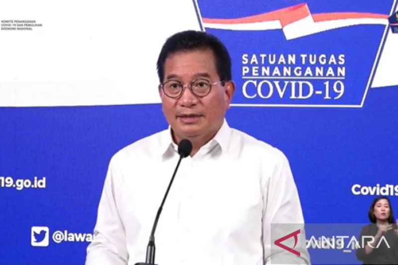 Tangkapan layar Juru Bicara Satgas Penanganan COVID-19 Prof. Wiku Adisasmito dalam konferensi pers perkembangan penanganan COVID-19 yang diakses secara daring dari Jakarta, Selasa (21/6/2022). ANTARA/Wuryanti Puspitasari.