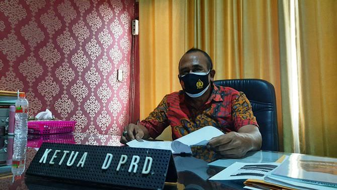Ketua DPRD Kota Mojokerto, Sunarto alias Itok. (dok Jawa Pos Radar Mojokerto)