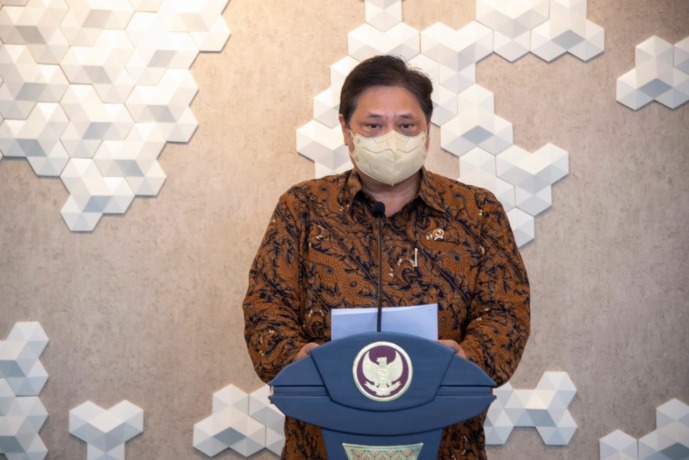 Menko Perekonomian Airlangga Hartarto. (dok jawaposradarmojokerto.id)