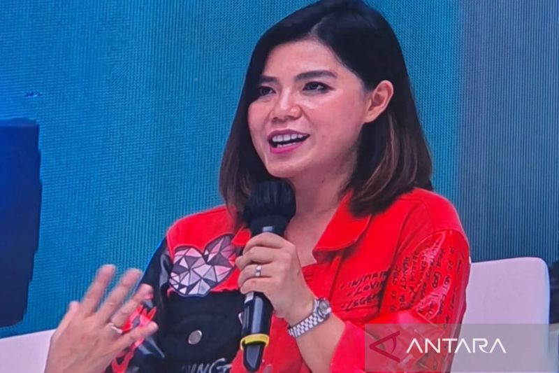 Motivator sekaligus pengusaha Merry Riana hadir sebagai narasumber dalam bincang literasi digital