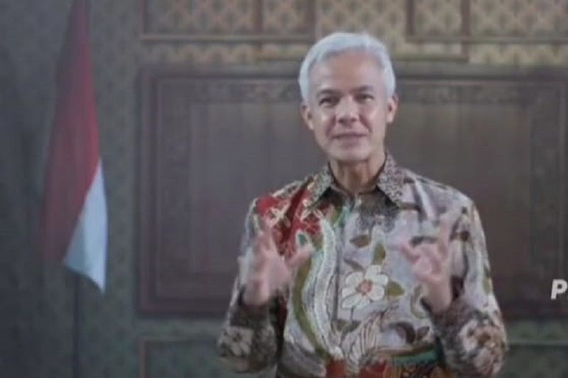 Gubernur Jateng Ganjar Pranowo. (ANTARA/HO/Instg Prokopim Tanjabbar)