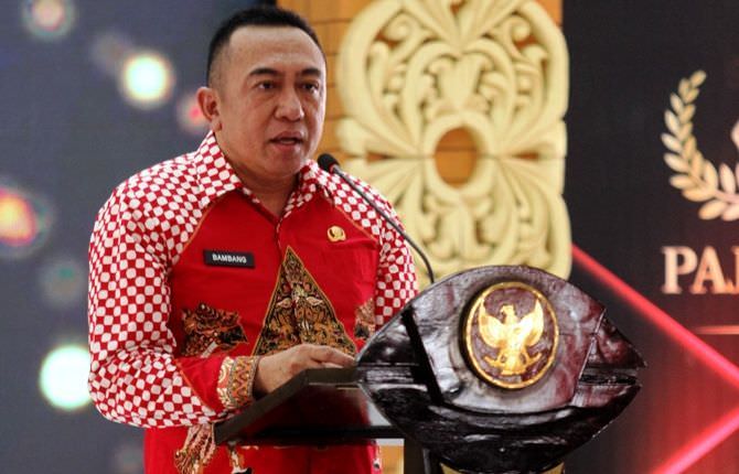 Plt Kepala Badan Kepegawaian dan Sumber Daya Manusia (BKPSDM) Kabupaten Mojokerto Bambang Wahyudi.