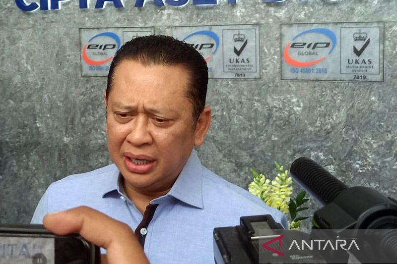 Ketua Majelis Permusyawaratan Rakyat Republik Indonesia (MPR RI) Bambang Soesatyo (Bamsoet). ANTARA/Azmi Samsul Maarif/am.