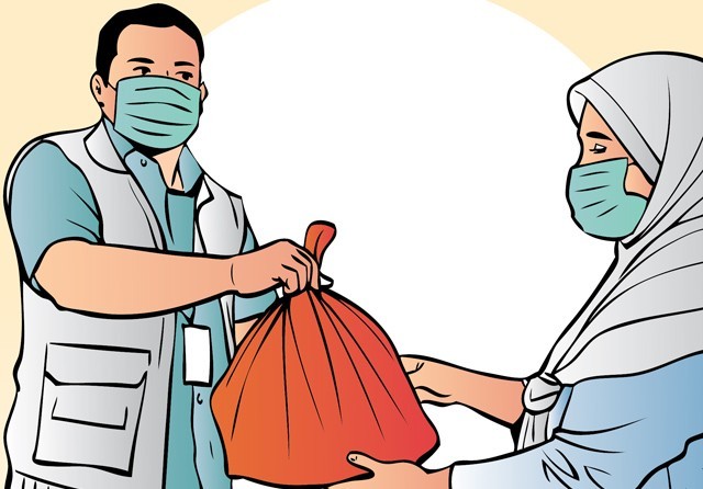 ilustrasi bansos. (dok JawaPos.com)
