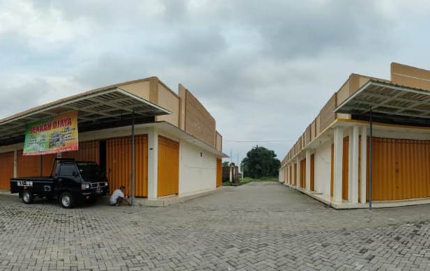 BABAK BARU: Pembangunan Pasar Desa Wisata di Desa Sumbersono, Kecamatan Dlanggu masuk babak baru.