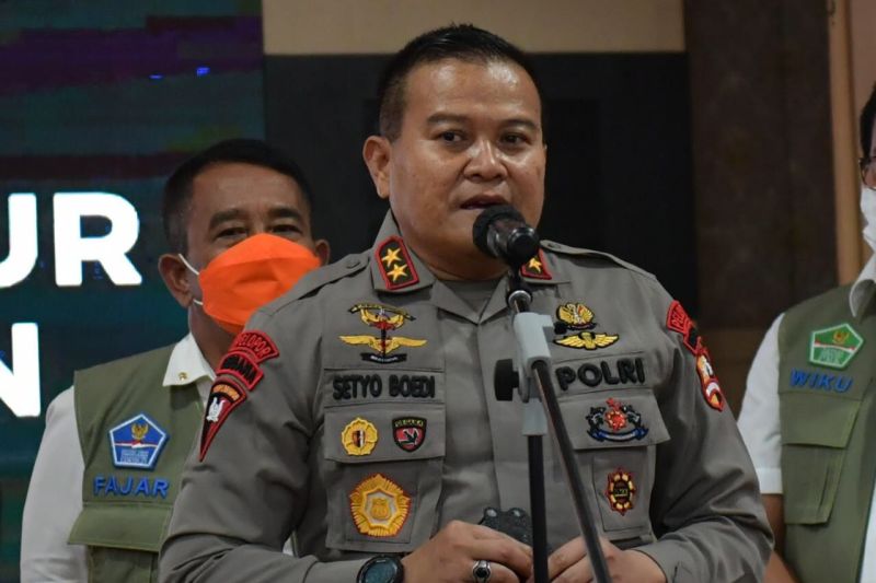 Wakil Komandan Korps Brimob Polri Irjen Pol. Setyo Boedi Moempoeni Harso menyampaikan keterangan di Jakarta, Rabu (12/10/2022). (ANTARA/HO-Divisi Humas Polri)