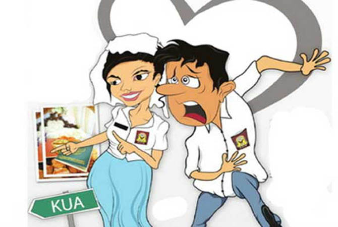 Ilustrasi pernikahan muda. (dok JawaPos.com)
