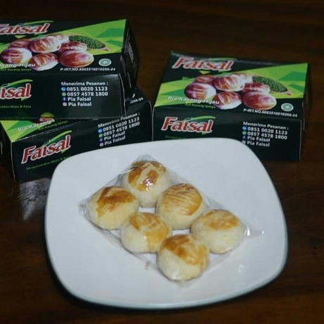 KHAS: Bakpia Faisal diproduksi sejak 2008 berlokasi di Dusun Jurangjeru, Desa Singowangi, Kecamatan Kutorejo, Kabupaten Mojokerto.