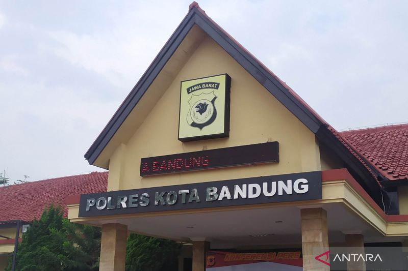 Polresta Bandung, Kabupaten Bandung, Jawa Barat. ANTARA/Bagus Ahmad Rizaldi