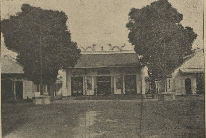 TEMPAT IBADAH: Foto retro Klenteng Hok Sian Kiong Kota Mojokerto pada tahun 1933 dari Sin Po Weekblad. (Foto koleksi Ayuhanafiq for JPRM)