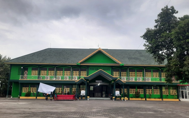 ORGANISASI: Kantor PC NU Kabupaten Mojokerto yang resmi menjadi cabang organisasi PBNU sejak 1929. (Rizal Amrulloh/JPRM)