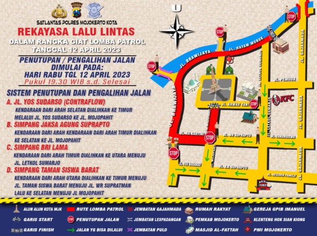 Rute Lomba Patrol Ramadan 2023