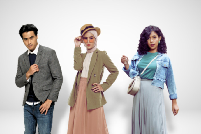 Ilustrasi inspirasi gaya busana untuk buka bersama. (ANTARA/HO/Tokopedia)