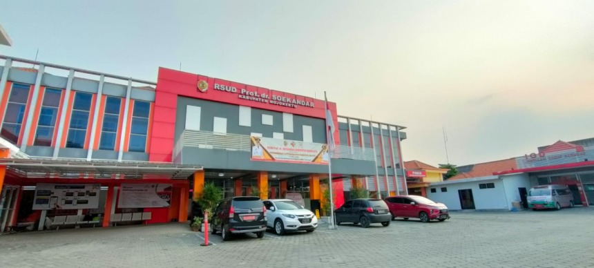 JUMBO: Pembangunan Gedung IGD dan Gedung F Poli RSUD Prof dr Soekandar ditetapkan menjadi proyek strategis daerah 2023.