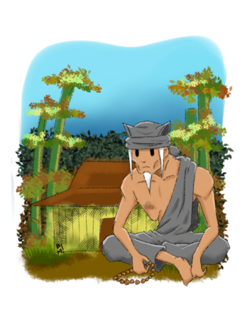Ilustrasi cerpen gubuk. (dok JPRM)