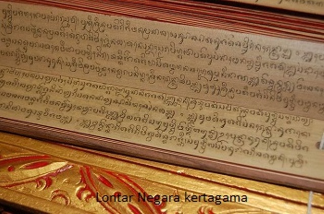 MANUSKRIP: Kakawin Negarakertagama yang rampung digubah Empu Prapanca pada 1365 Masehi silam menjadi salah satu sumber sejarah penting milik negara. (Sumber Foto: Perpustakaan Nasional Indonesia)