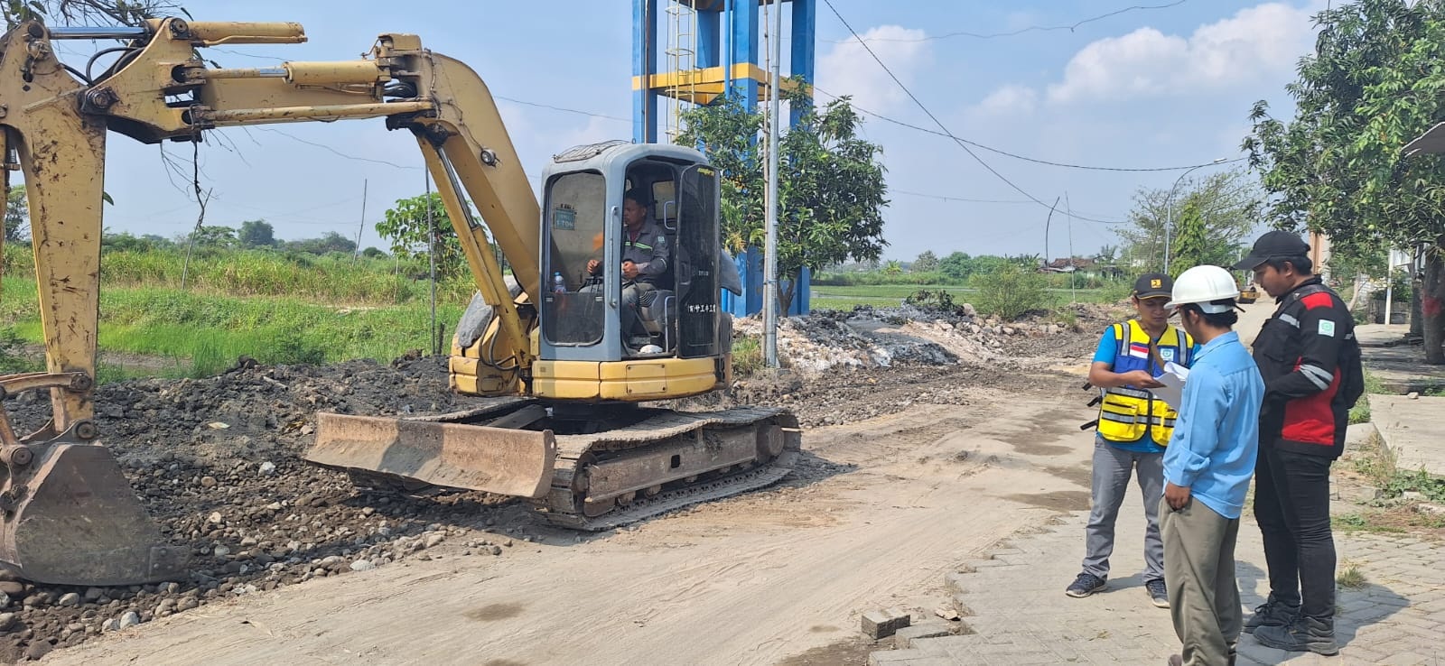 HAMPIR TUNTAS: Proyek pembangunan Kali Padang-Banter menjadi salah satu pekerjaan yang telah selesai dilelang.