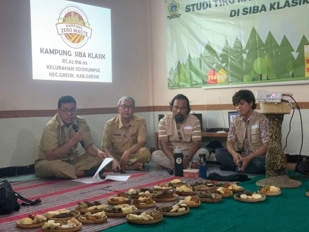 MANDIRI: Kampung Siba Klasik Kelurahan Sidokumpul menjadi satu-satunya kampung Zero Waste Cities di Kabupaten Gresik.