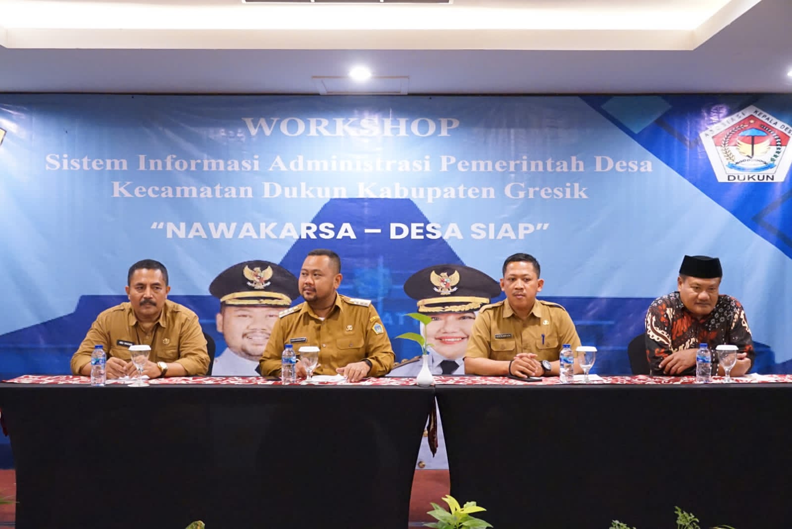 OPTIMISME: Bupati Gresik Fandi Akhmad Yani mengatakan, SID memudahkan desa menyusun data dan informasi digital tentang kondisi objektif desa.
