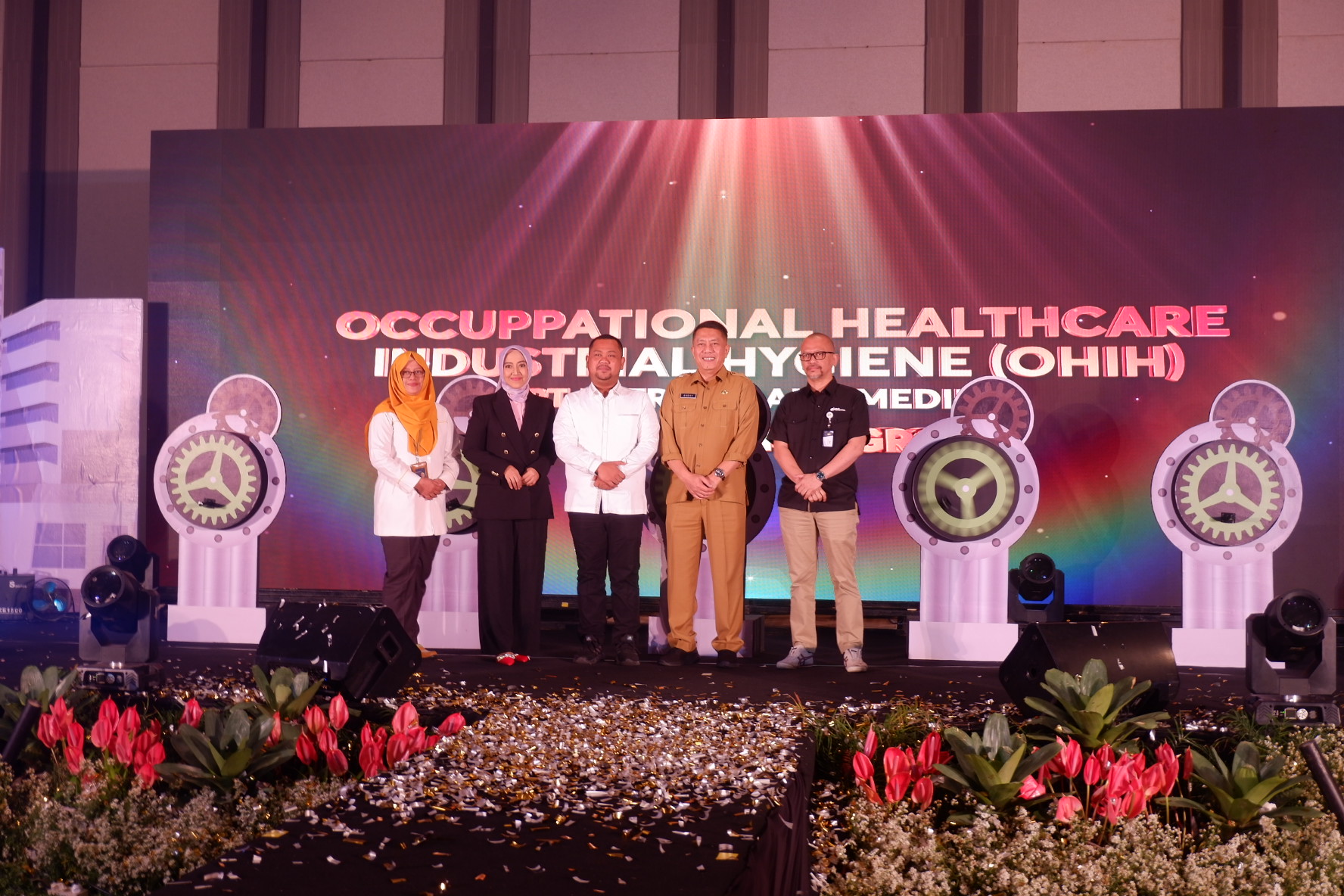 OHIH diresmikan oleh Pemegang Saham (yayasan PG) Ninuk Kurniasih, Dirut PGM dr. Retno Hartini, Bupati Gresik H. Fandi Akhmad Yani,SE, KaDisnaker Andhy Hendro Wijaya, dan Kepala BPJSTK Bunyamin Najmi