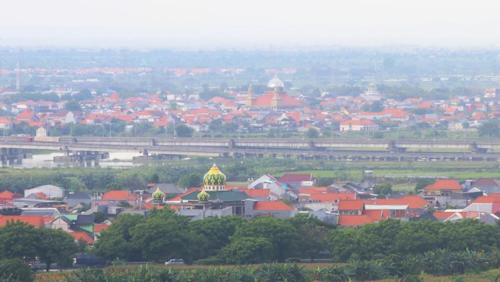 KUALITAS UDARA: Kondisi udara di Gresik menjadi penyebab ISPA.