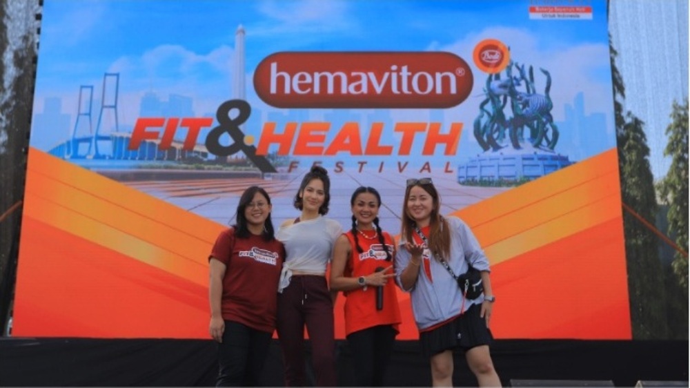 Nirina Zubir dan Pevita Pearce Hadir dalam Puncak hemaviton Fit and Health Festival 2023 di Grand City (09/09)