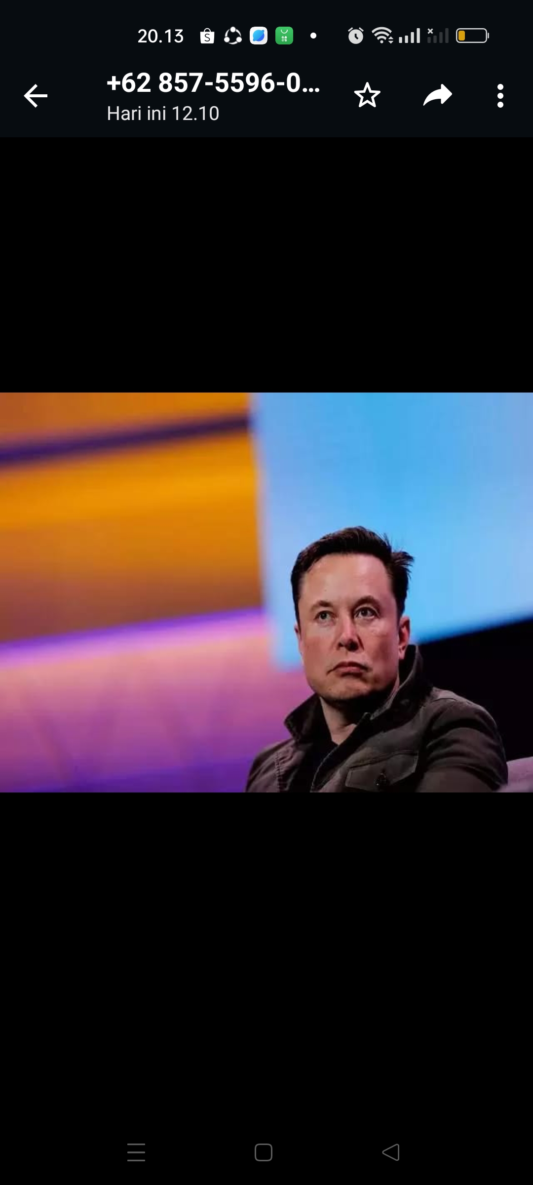 Pendiri Tesla dan SpaceX, Elon Musk,