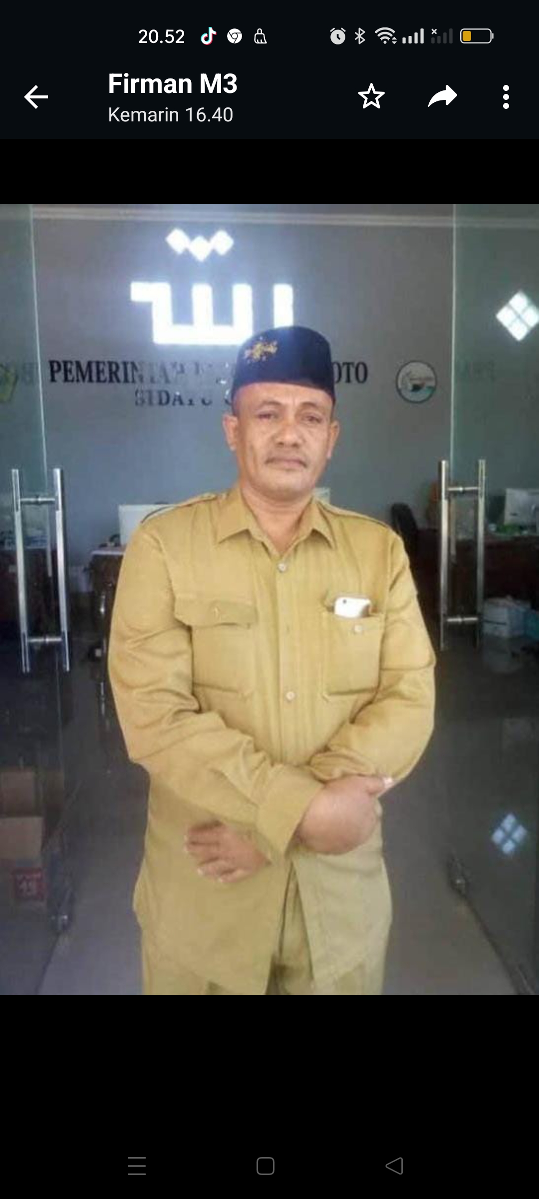 Kepala Desa Randuboto Andhi Sulandra