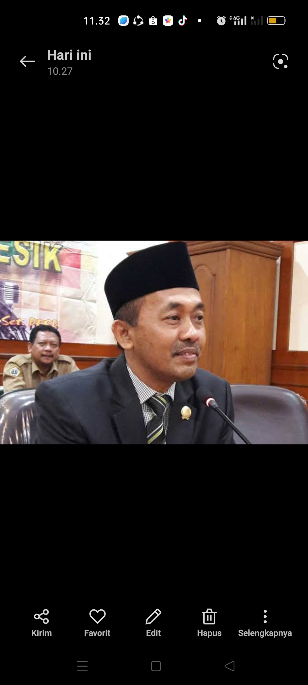Anggota Badan Anggaran (Banggar) DPRD Gresik Moh Syafi