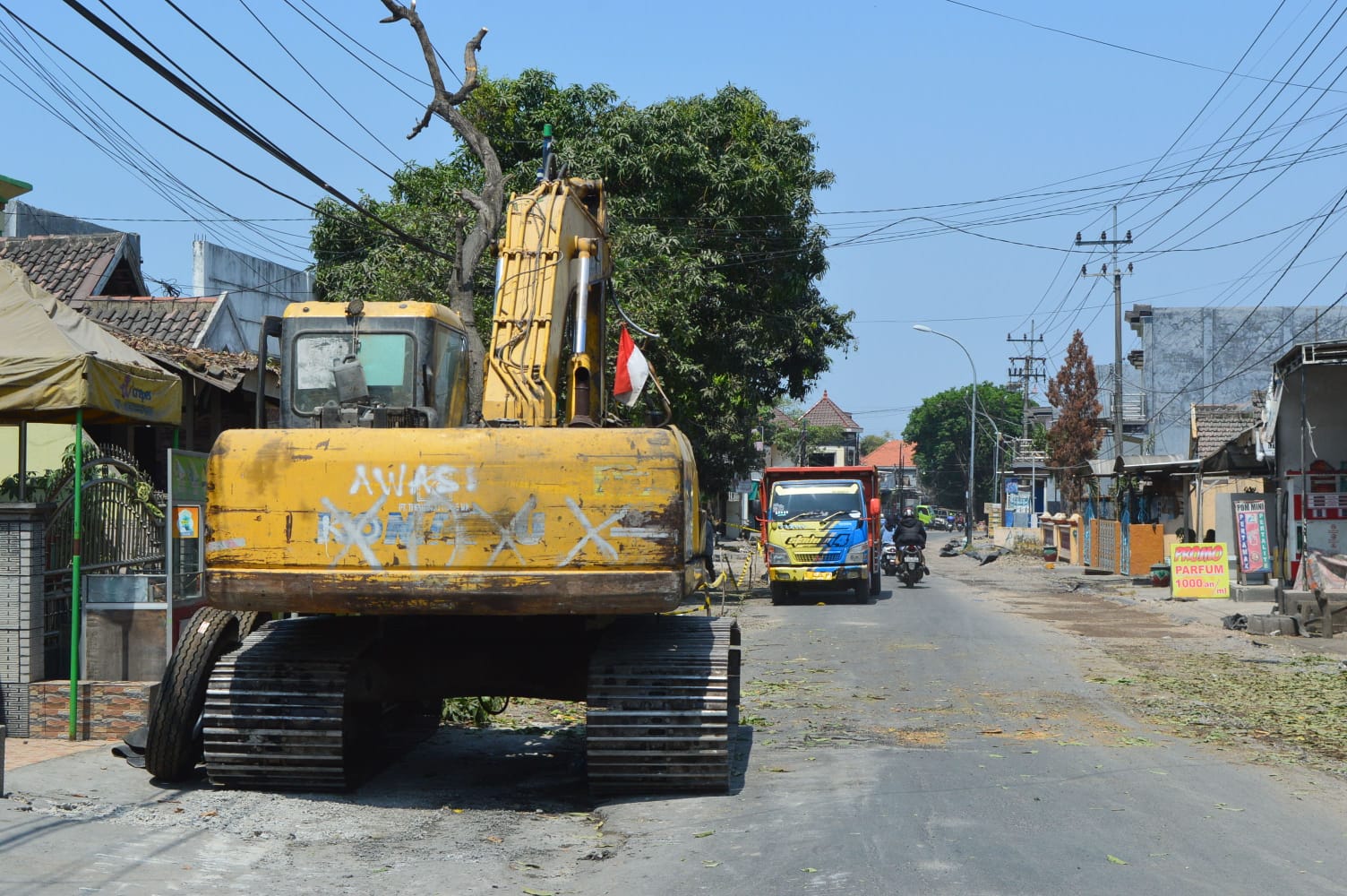 DIPERLEBAR: Ruas Cerme-Metatu menjadi salah satu prioritas pembangunan jalan tahun ini.