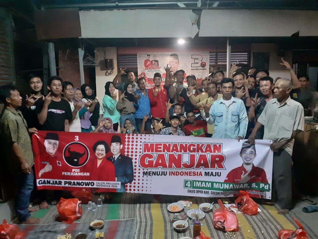 GANJAR MENANG: Baik kader PDIP maupun relawan turut turba kenalkan visi misi capres Ganjar Pranowo -Mahfud MD