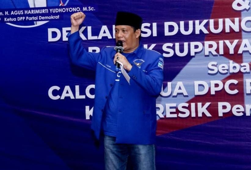 Ketua Dewan Pimpinan Cabang (DPC) Partai Demokrat Gresik, Supriyanto