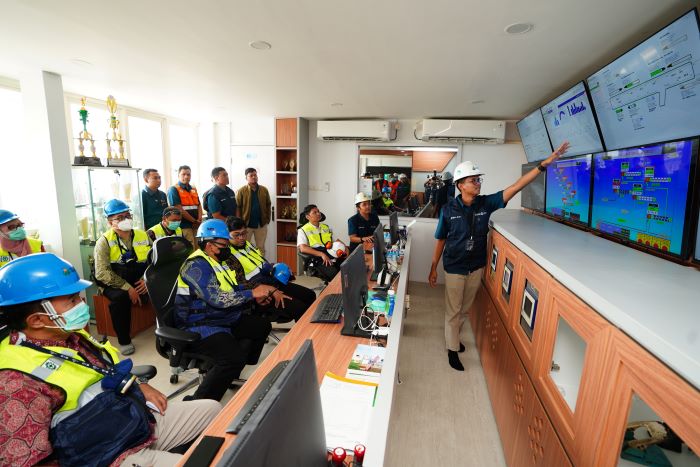 DIGITALISASI: Insan PG saat memaparkan inovasi PIXEL pada penjurian ajang Lighthouse Industri 4.0 di Gresik