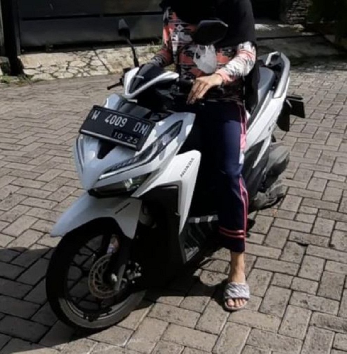 PENCURIAN: Sepeda motor korban Honda Vario 125 Nopol W 4009 DN yang hilang.