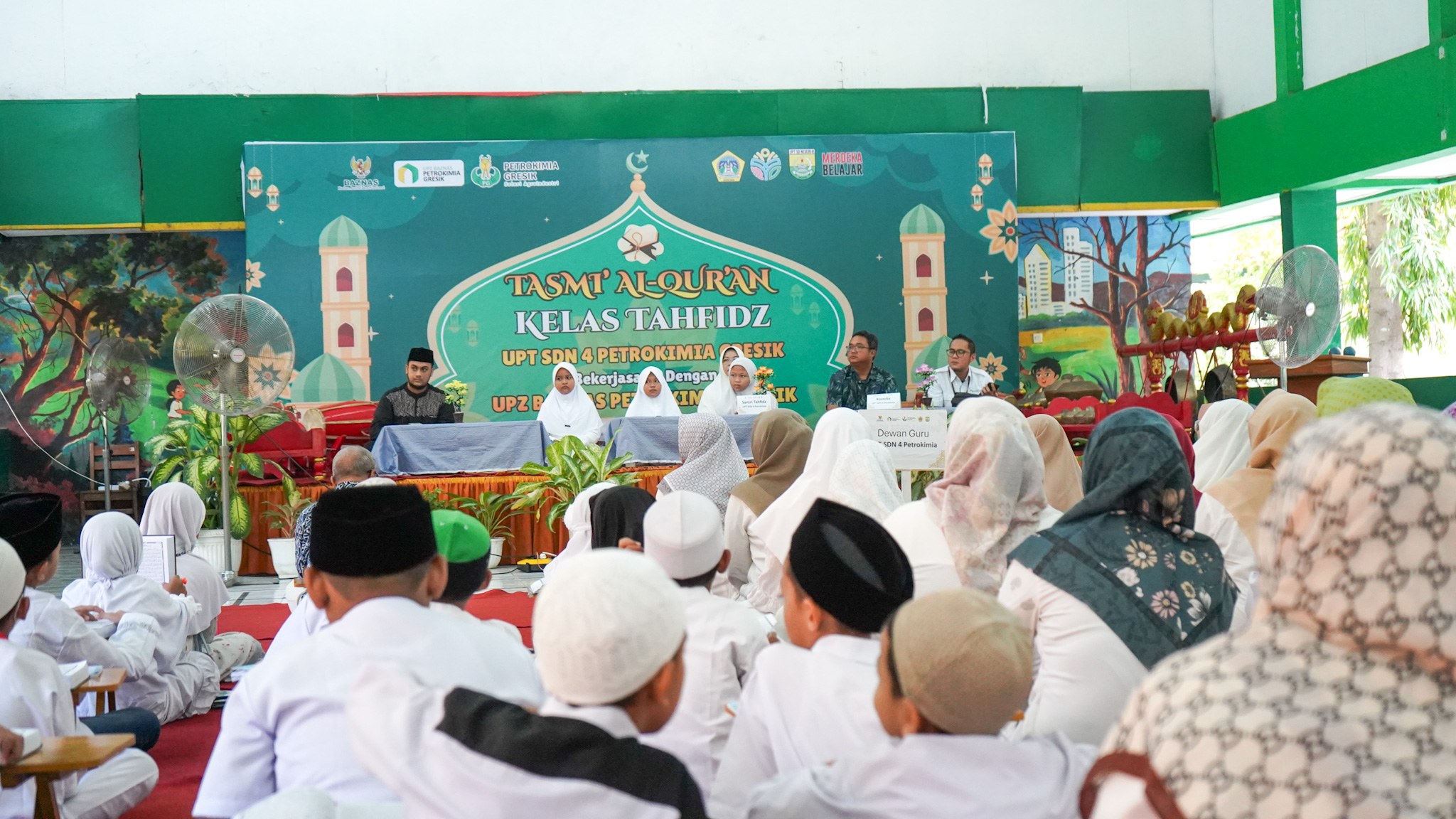 INISIASI:&nbsp; Dalam rangka meningkatkan potensi siswa, UPT SDN 4 Petrokimia Gresik bakal membuka kelas tahfidz.