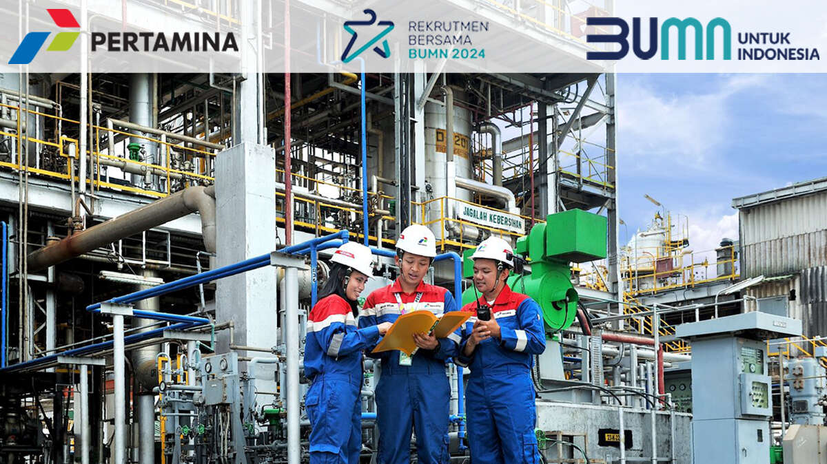 REKRUTMEN BERSAMA: Pertamina membuka lowongan kerja lewat rekrutmen bersama BUMN 2024.
